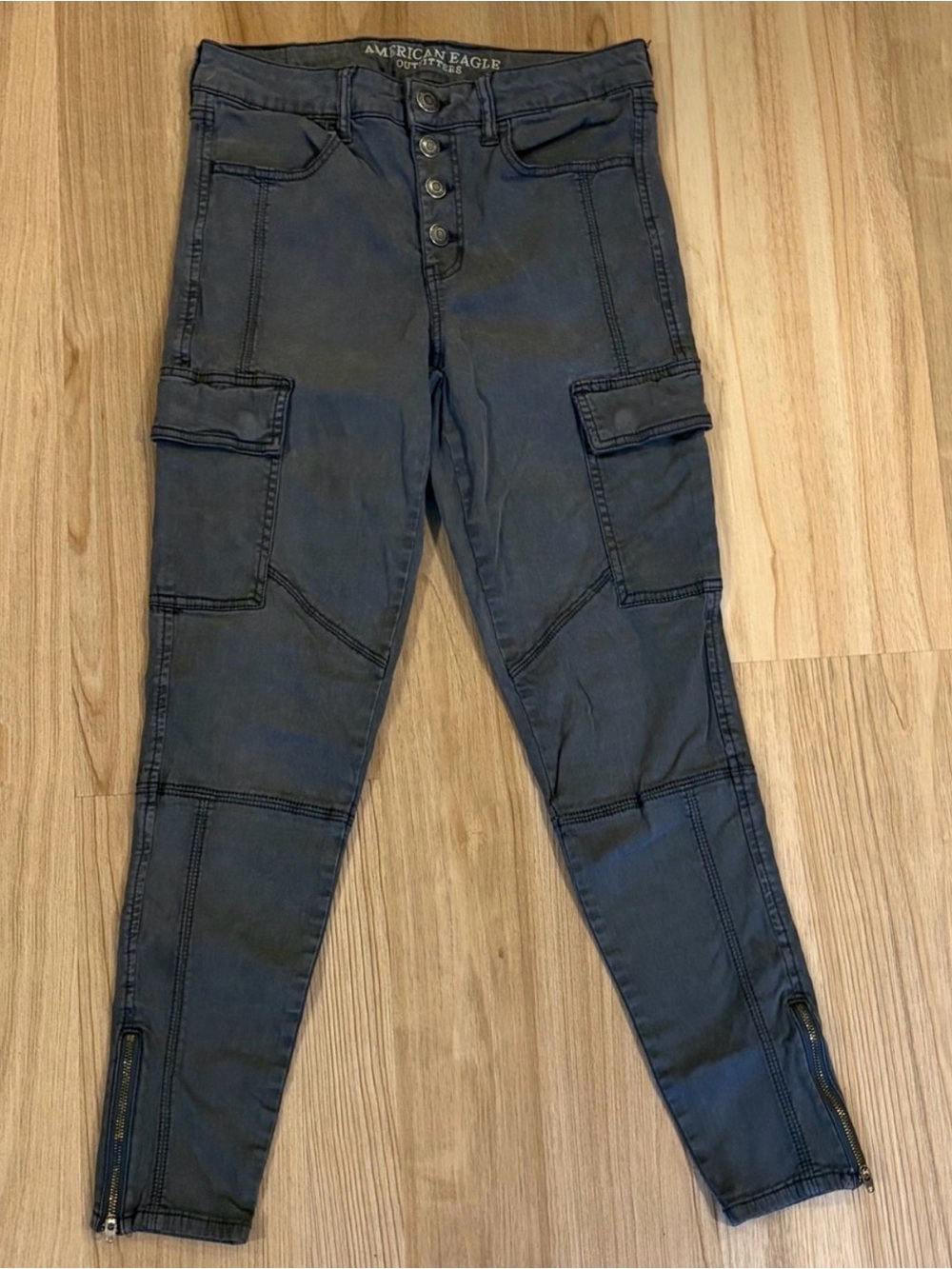 American Eagle Outfitters Hi Rise Cargo Jeggings